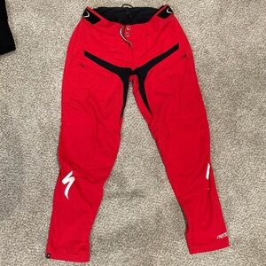 Specialized Demo Pro Red and Black Bike Pants
